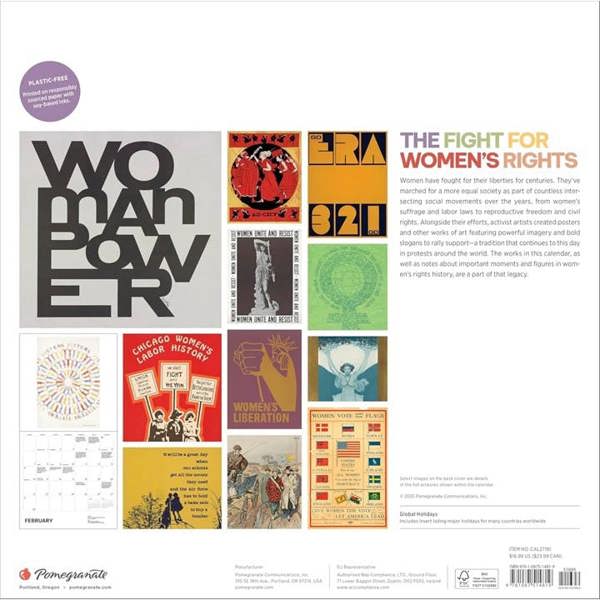 The Fight For Women's Rights Calendar 2027, Wall Calendars, Month To View, History & Literature, Gift