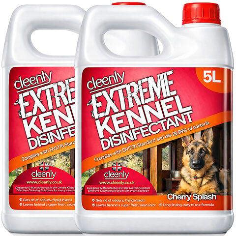 Cleenly Extreme Kennel Disinfectant, Deodoriser, and Cleaner (10L) - Cherry Fragrance