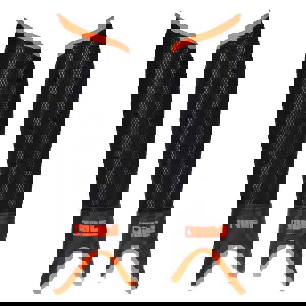 BYTE SX SHINGUARDS BLACK FLUO ORANGE