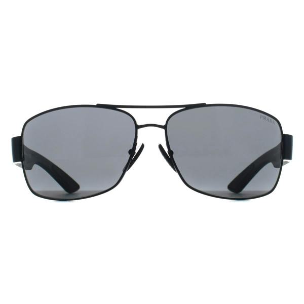 Prada Sport Sunglasses PSB52S 1AB06F Black Dark Grey