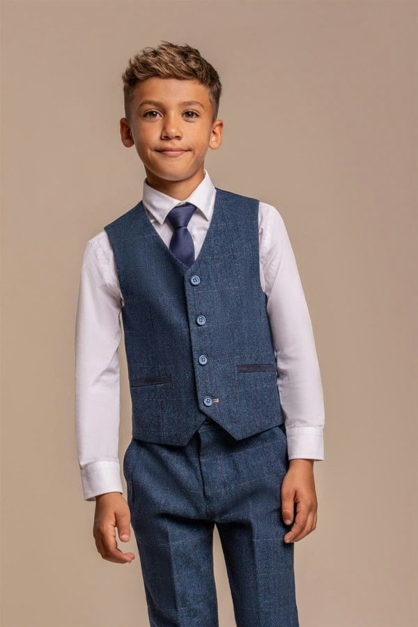 Boys Carnegi Waistcoat Front