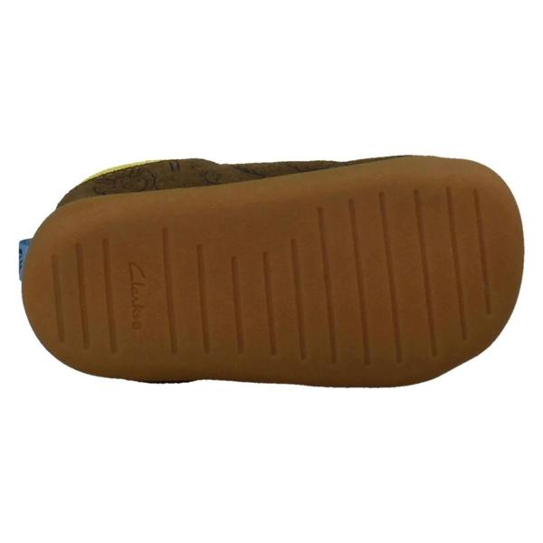 Clarks Boys Clarks Dino Print First Walking Shoes Roamer Roar