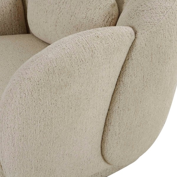 Furniture Edit Misty Cream Boucle Accent Chair