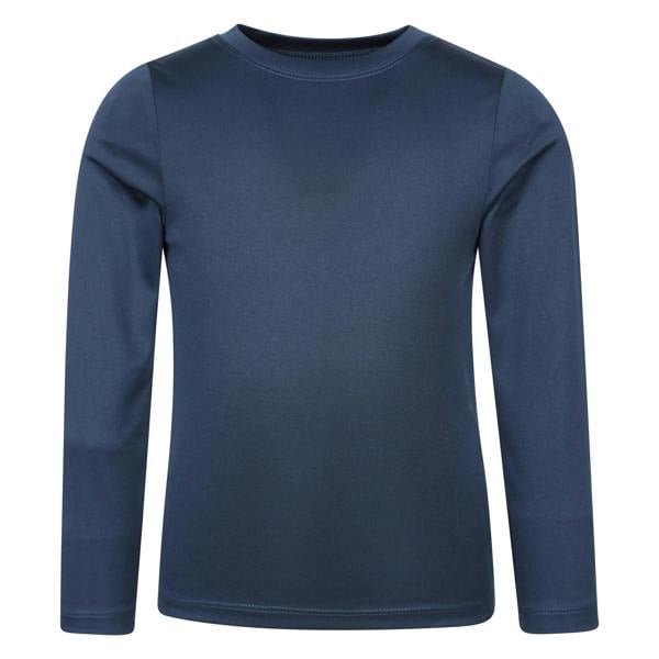 Mountain Warehouse Kids Aqua Long-Sleeved Swimming T-Shirt - Navy