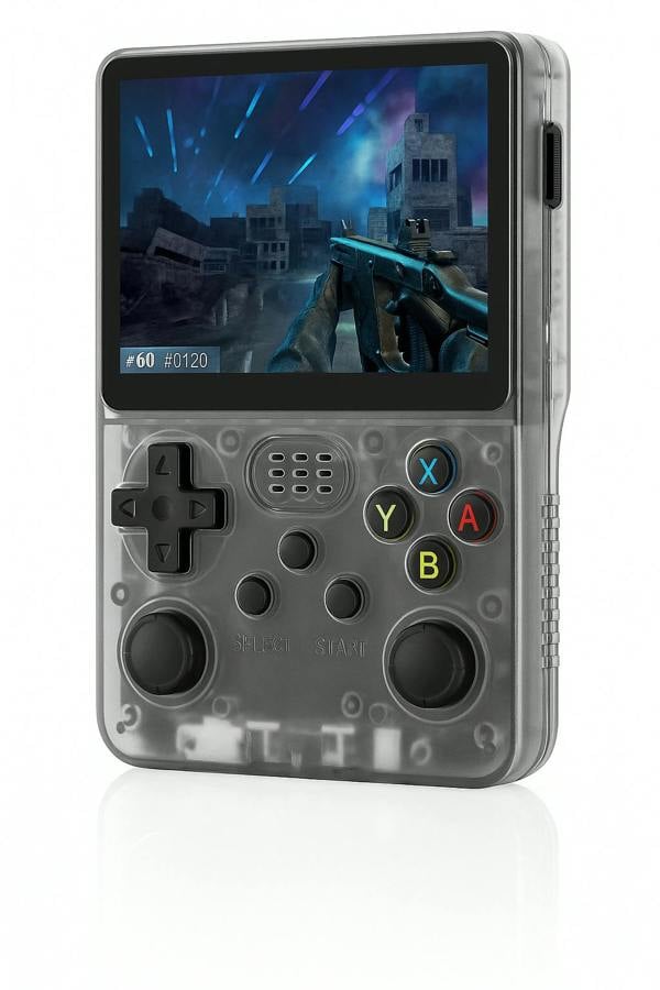 Dyzi R36S Retro Handheld Game Console 3.5" IPS Display USB Rechargeable