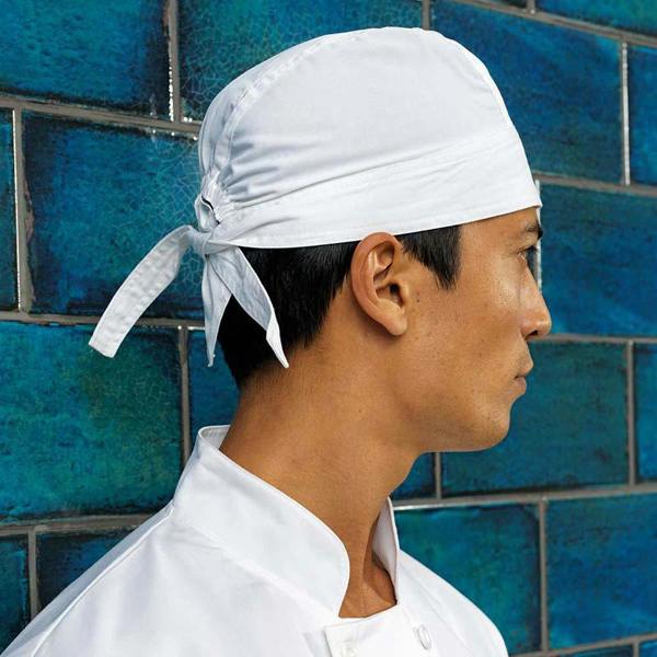 Premier Chefs Zandana / Hat / Chefwear - White