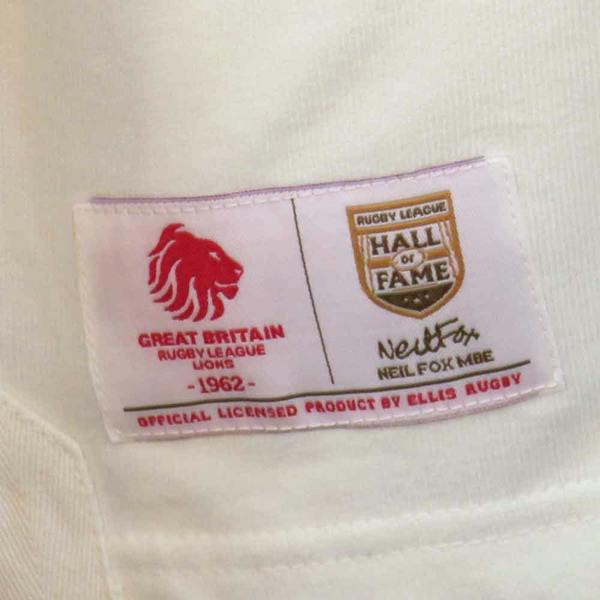 Great Britain Rugby League Shirt 1962 Neil Fox