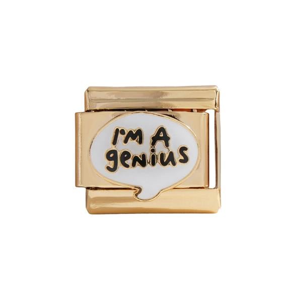 Serafina I'm A Genius | Italian Style Bracelet Charm