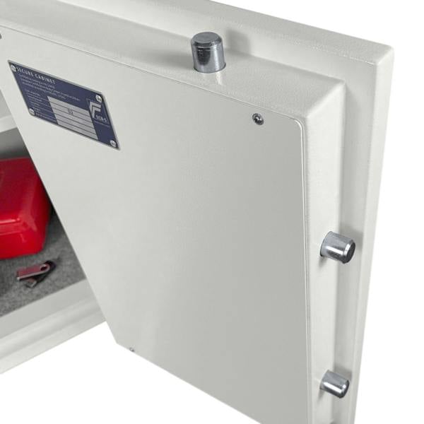 Phoenix Safe Phoenix Fortress SS1453K Security Safe in Scratch-resistant White Paint with Double-Bitted Key Lock