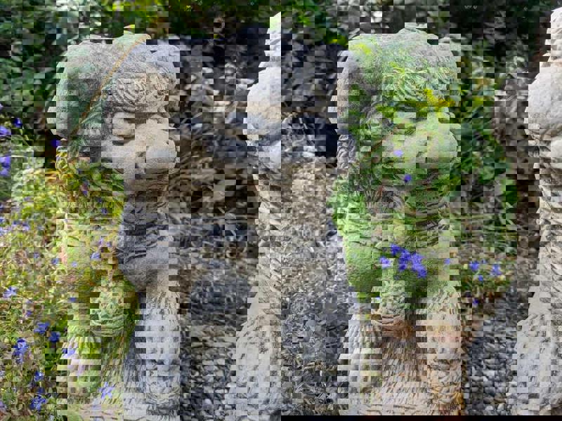 Pair of Medium Chinese Foo Dogs statues