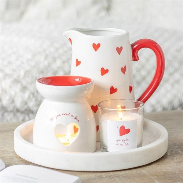 Serano All You Need is Love Heart Oil Burner and Wax Warmer