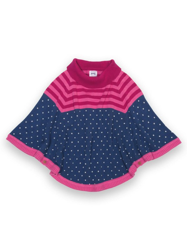 Kite Girls Organic Berry Blush Poncho