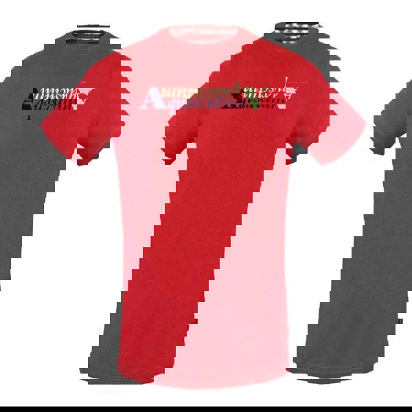 Aquascutum Mens Reflection Logo T-Shirt - Red