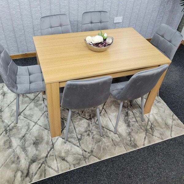 Kosy Koala Dining Table Set with 6 Chairs Dining Room and Kitchen table set of 6