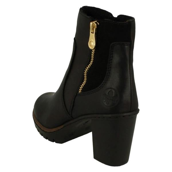Rieker Ladies Rieker Heeled Ankle Boots Y2557