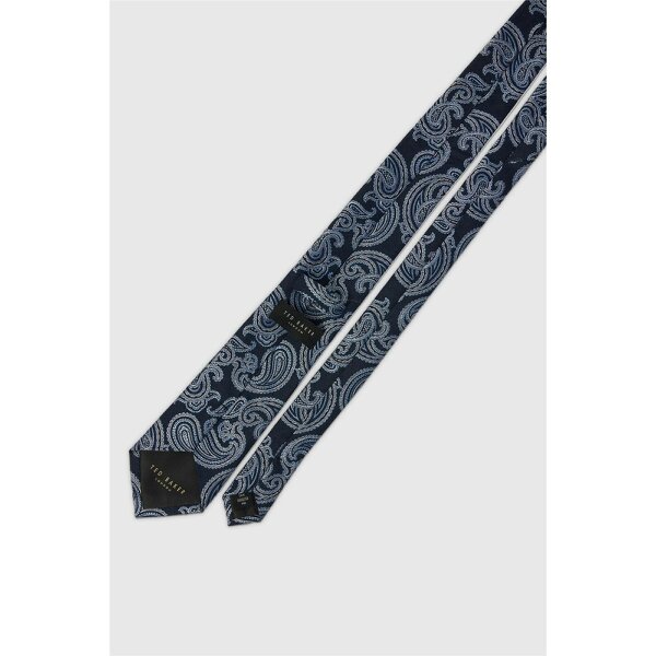Ted Baker Blue Paisley Boucle Tie