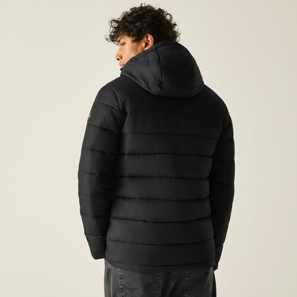 Regatta Mens Frankie Padded Jacket - Black/Iron