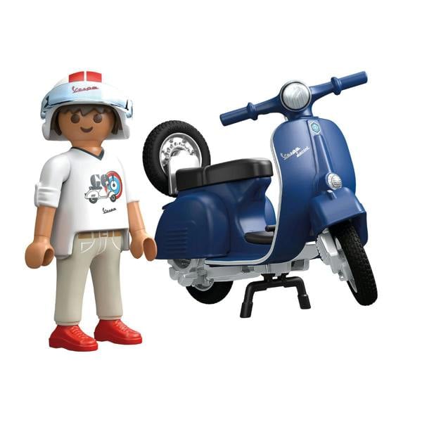 Playmobil 1969 Vespa 150 Sprint Veloce, blue - 71622 Playset