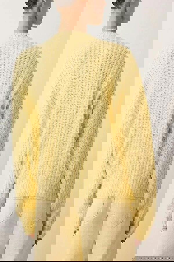 WOVCOR Soft-Textured Basic Knit Cardigan