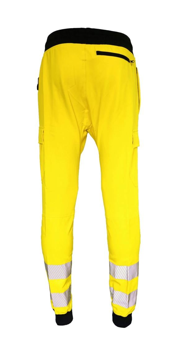 Slim Fit Stretch Hi-Vis Jogger With Knee Pad Pockets - Hi-Vis Trousers
