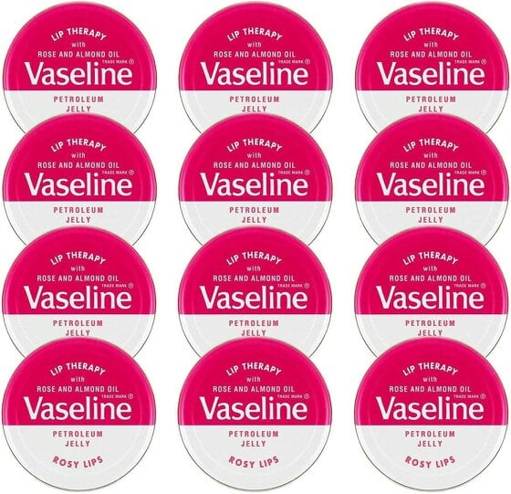 Vaseline Lip Therapy Rosy Lips Tinted Lip Balm 12 x 20g