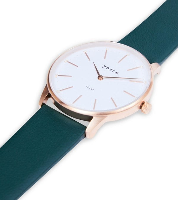 Votch Rose Gold & Forest Green | Solar Classic