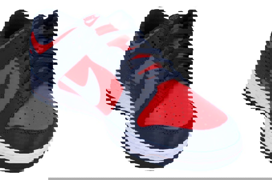 Nike Dunk Low Retro Mens Trainers Dv0833  601 - University Red Obsidian White 601 - Photo 3