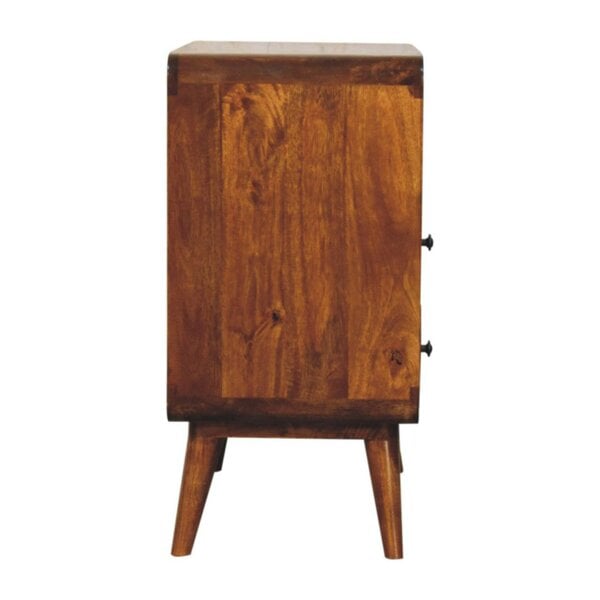Wyld Haus Trento Curved 2 Drawer Charm Console Table