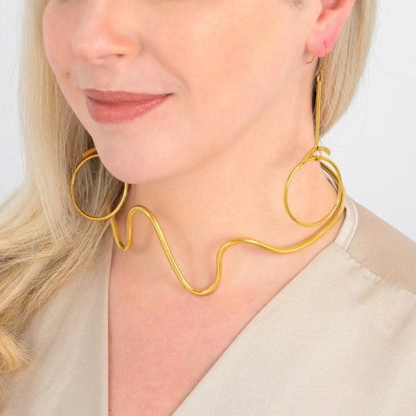 Paguro Wimbi Recycled Brass Choker