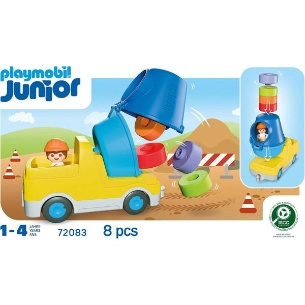 Playmobil JUNIOR: Concrete Mixer - 72083 Playset
