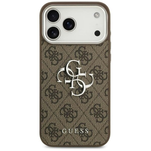 Guess Big 4G Classic Logo Case for iPhone 17 Pro Max 6.9" Brown - GUHCP17XP4G4SMCW