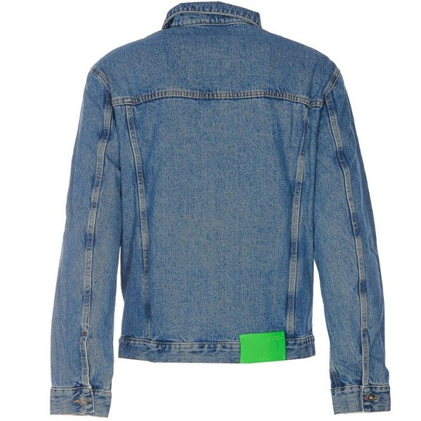 Off-White Skate Fit Blue Denim Jacket S