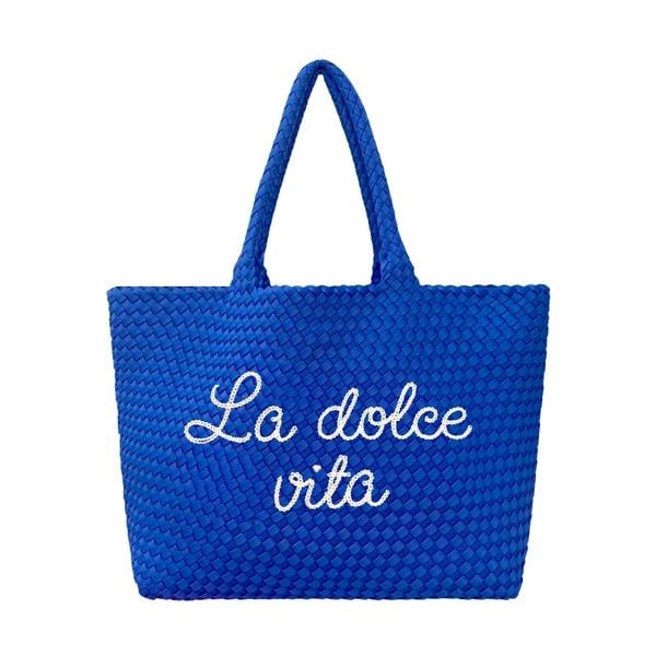 Lilly Loves La Dolce Vita Blue Handbag