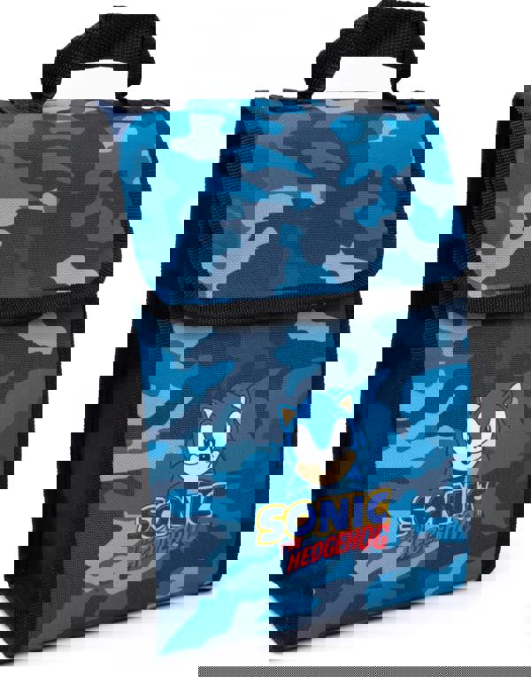 Sonic the Hedgehog Boys Green Sonic Placement Print & Camo Print 4 Piece Backpack Set