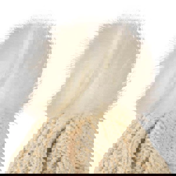 Aran Cable Pom Pom Hat Stay Cozy & Chic with Aran Cable Pom Pom Hat | Traditional Cable Knit