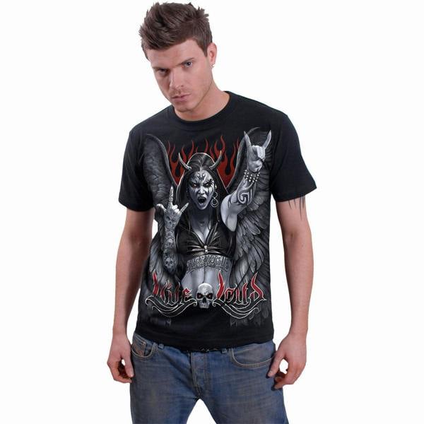 Spiral Direct ROCK LOUD - T-Shirt Black