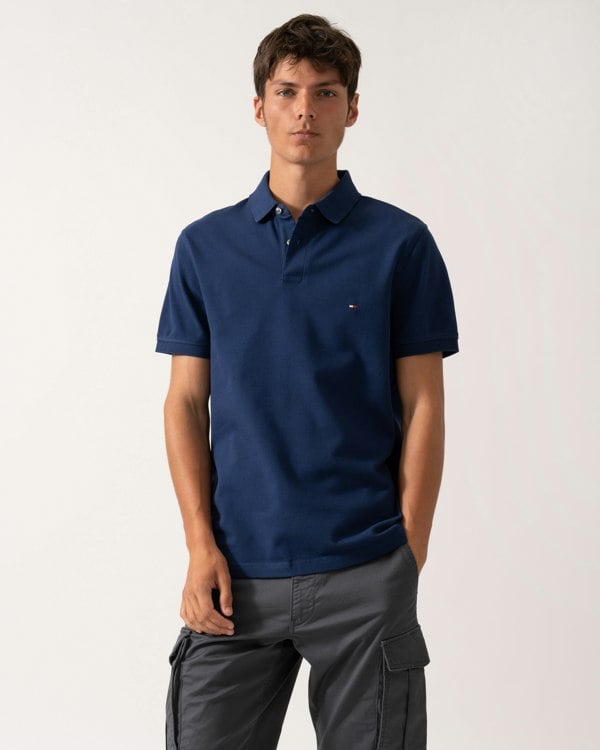 Tommy Hilfiger 1985 Regular Fit Mens Polo - Preppy Navy