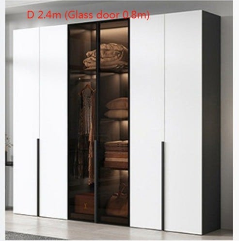 KA9372 Wardrobe, Different Sizes Available-Weilai Concept-Option D 2.4m-Weilai Concept