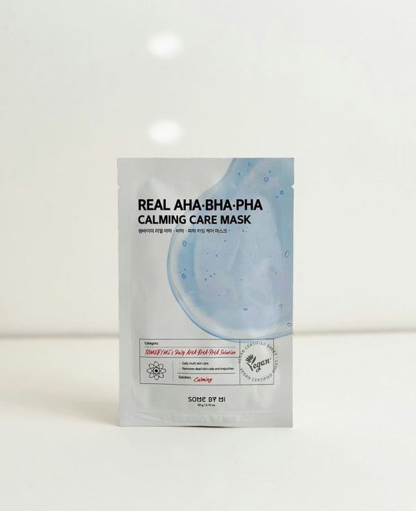 SOME BY MI Real AHA.BHA.PHA Calming Care Mask Sheet