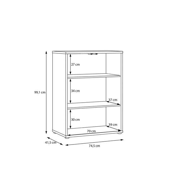 Furniture To Go Alice Springs Tall 2 Door Cupboard with Push-to-Open Doors in Sand