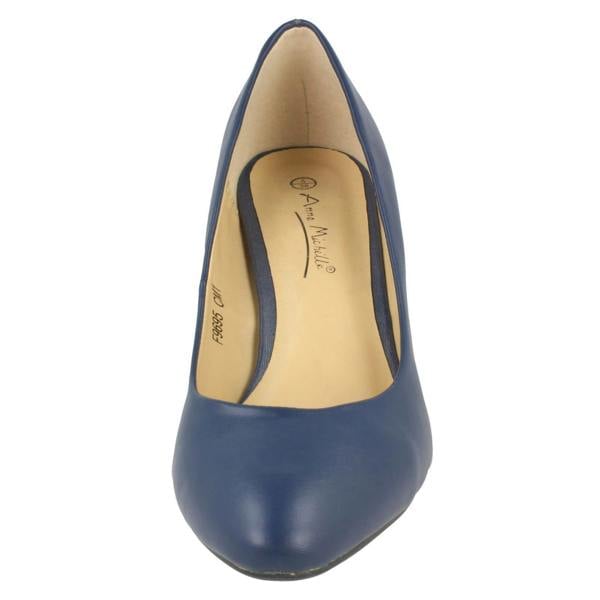 Anne Michelle Ladies Anne Michelle Mid Heel Court Shoes