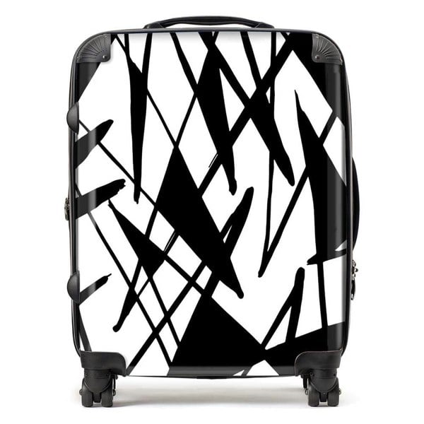 Warren Reed Brush Abstract Pattern Suitcase