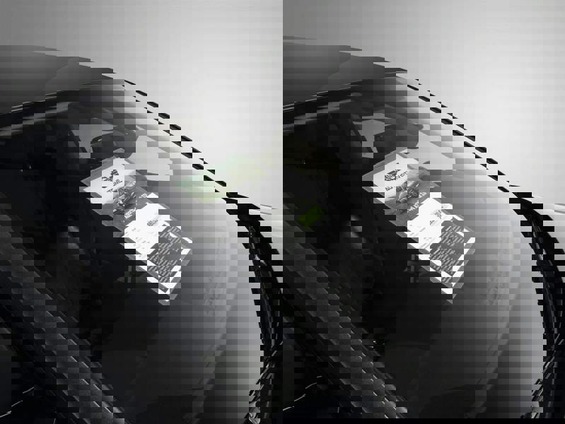 Durable Static Cling UV Info Pocket Signage for Glass | A4 Grey