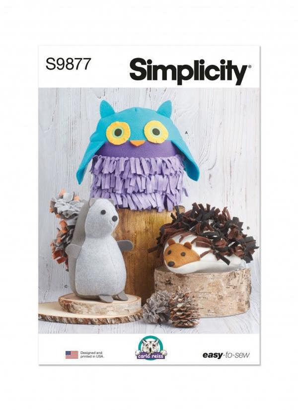 Simplicity Sewing Pattern 9877, Toys OS (One Size) - Easy
