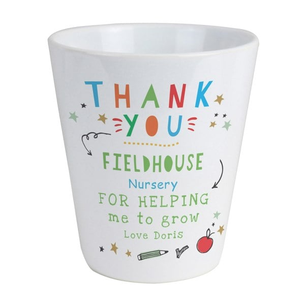 Personalised Memento Company Personalised Thank You Teacher Plant Pot