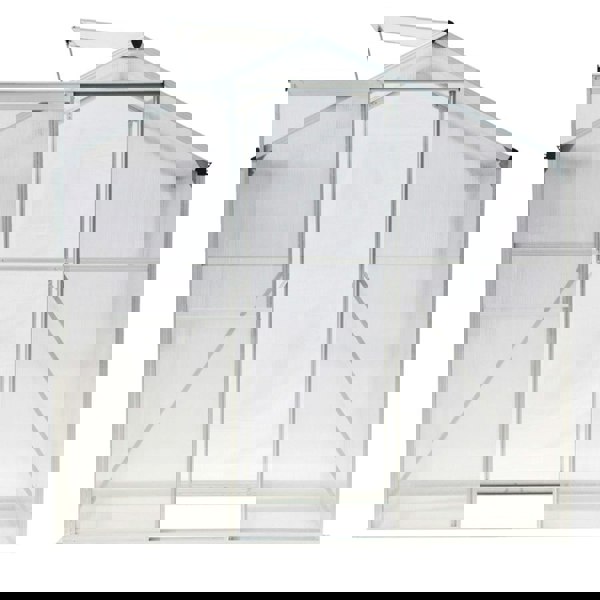 Aluminium Hobby Greenhouse with Window Opening With Base/Without Base Greenhouses Living and Home