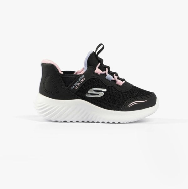 Skechers BOUNDER - SIMPLE CUTE Girls Trainers Black