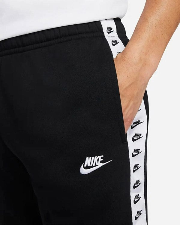 Nike Tape Hooded Black Tracksuit