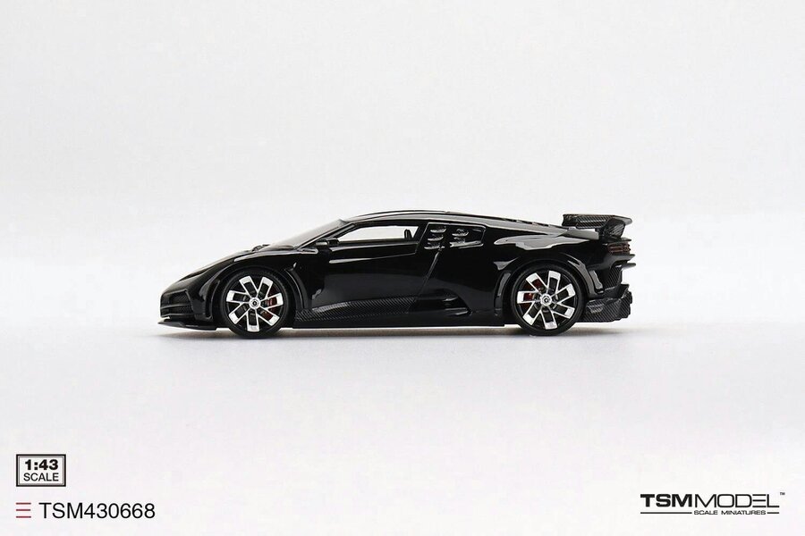 MCSlots Bugatti Centodieci Black 1:43 Scale TSM430668
