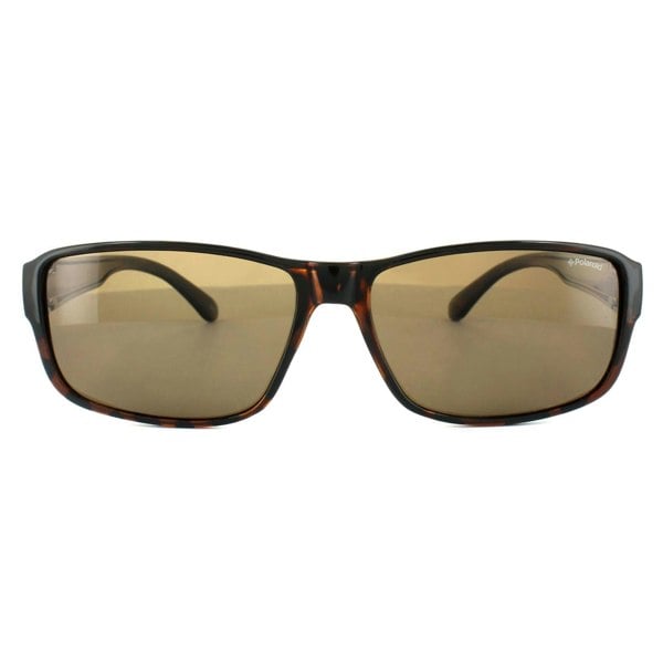 Polaroid Suncovers Fitover Sunglasses P8406 0BM IG Dark Havana Brown Polarized